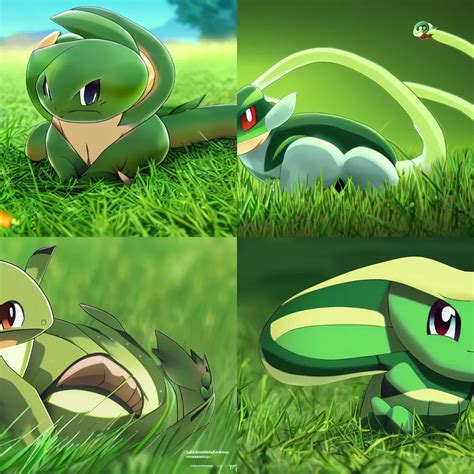 grass snake pokemon.